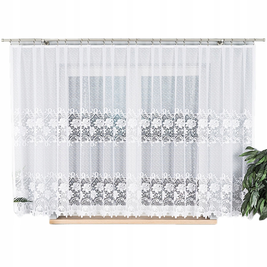 GOTOWA firana ŻAKARD wys 160x400 ROSSA prosta