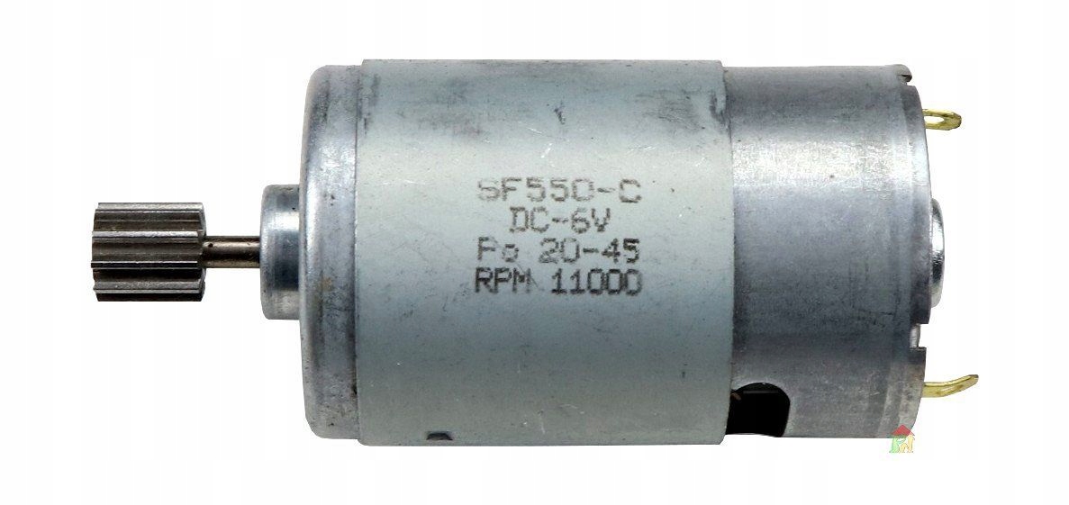 

Silnik,silniczek 6V 45W 11000 do aut na akumulator