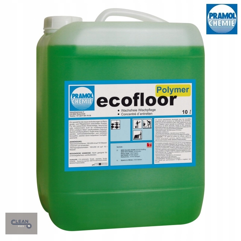 Levně Ecofloor Polymer 10l prostředek na mytí podlah Pramol