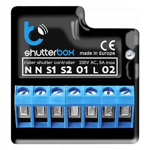 

Sterownik do rolet shutterBox V2 230V WiFi Blebox