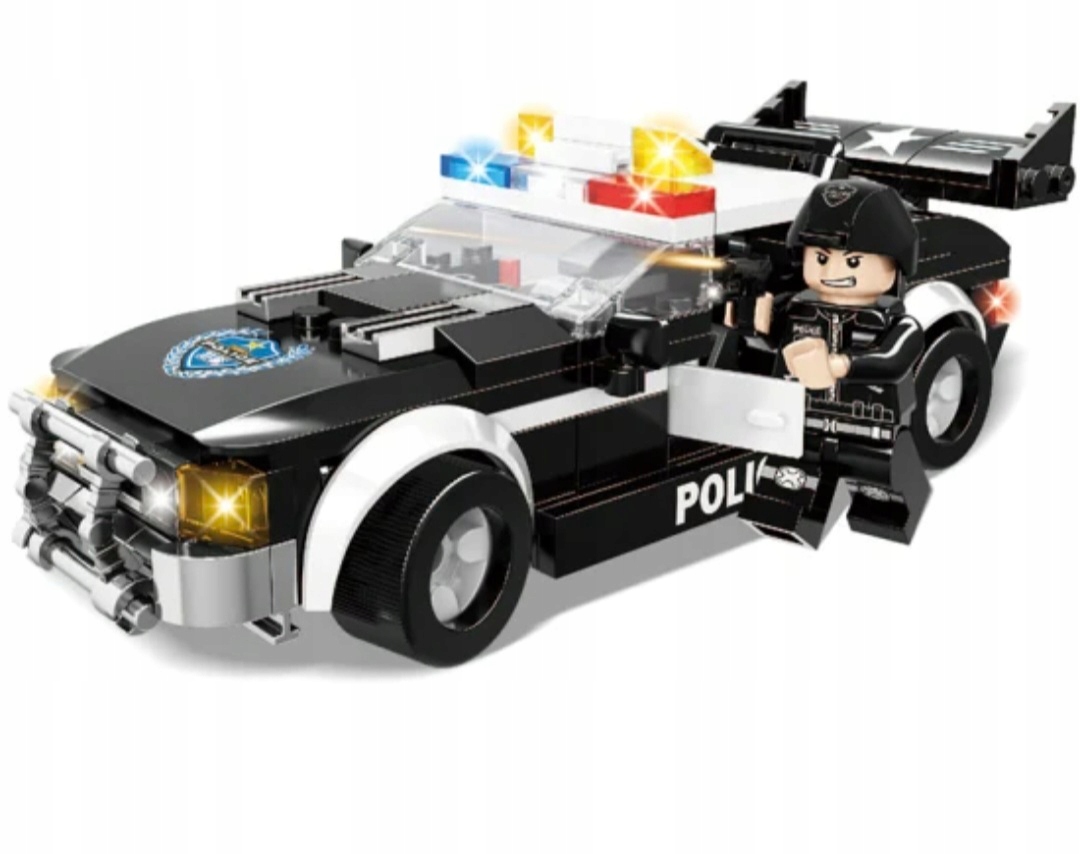 KLOCKI POLICJA ELEFUN SPECIAL UNIT JEDNOSTKA SWAT 251 ELEMENTÓW Typ klocki konstrukcyjne