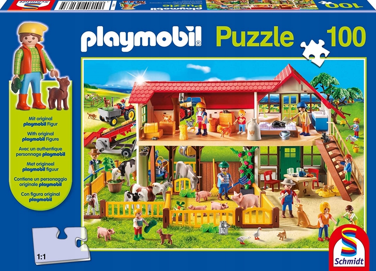 

Puzzle Playmobil Farm 100el Figurka Schmidt 56163