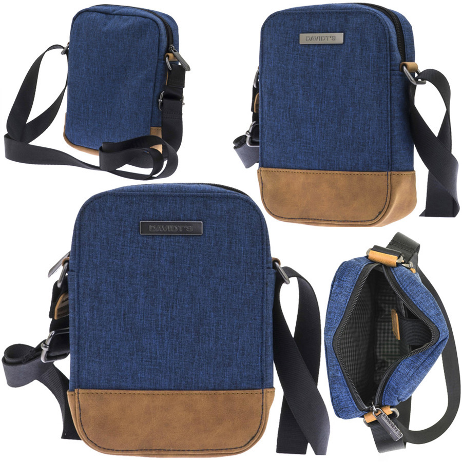Davidt's Pánská Taška Přes Rameno, Modrá, 1 Komora