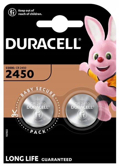 

Bateria Duracell litowa Cr 2450 2 szt