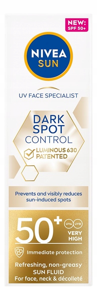 Nivea pleťový fluid na opalování SPF50+ 40 ml