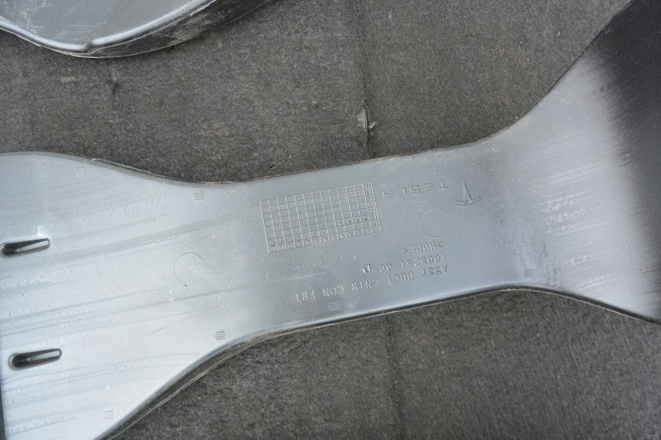 канал воздушный Кузова комплект tesla MODEL S 12-16 европа