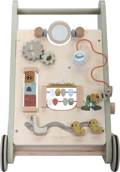 Chodzik z aktywnościami drewniana gęś