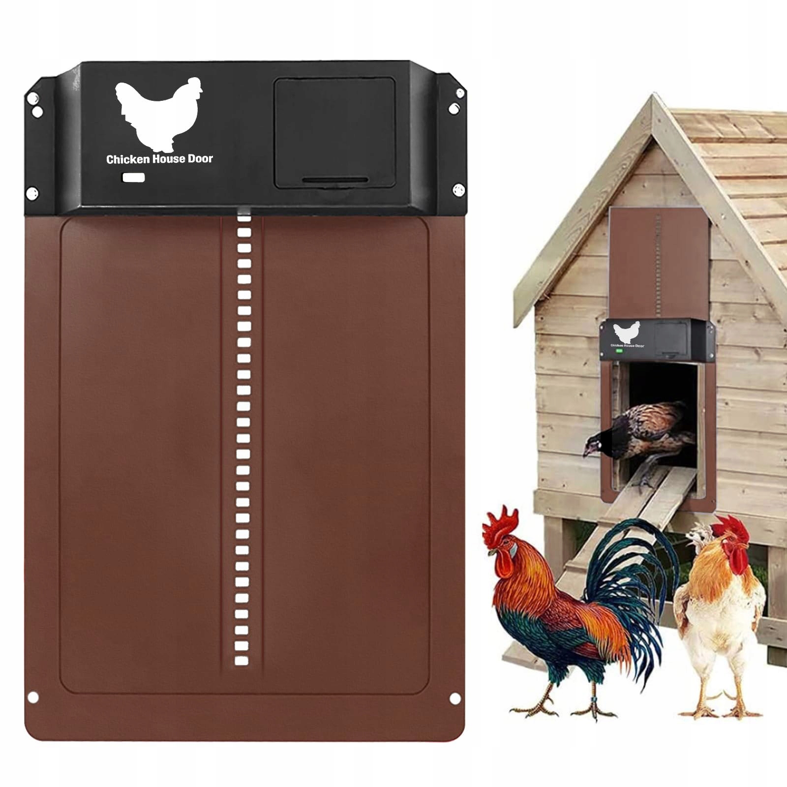 Automatická dvířka do kurníku se světelným senzorem