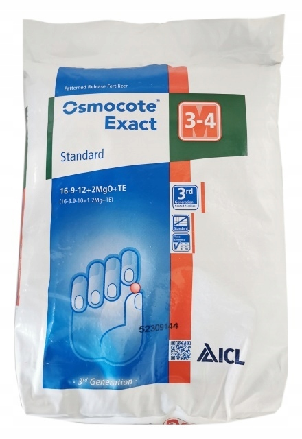 Osmocote Exact 3-4m Standard 25kg ICL