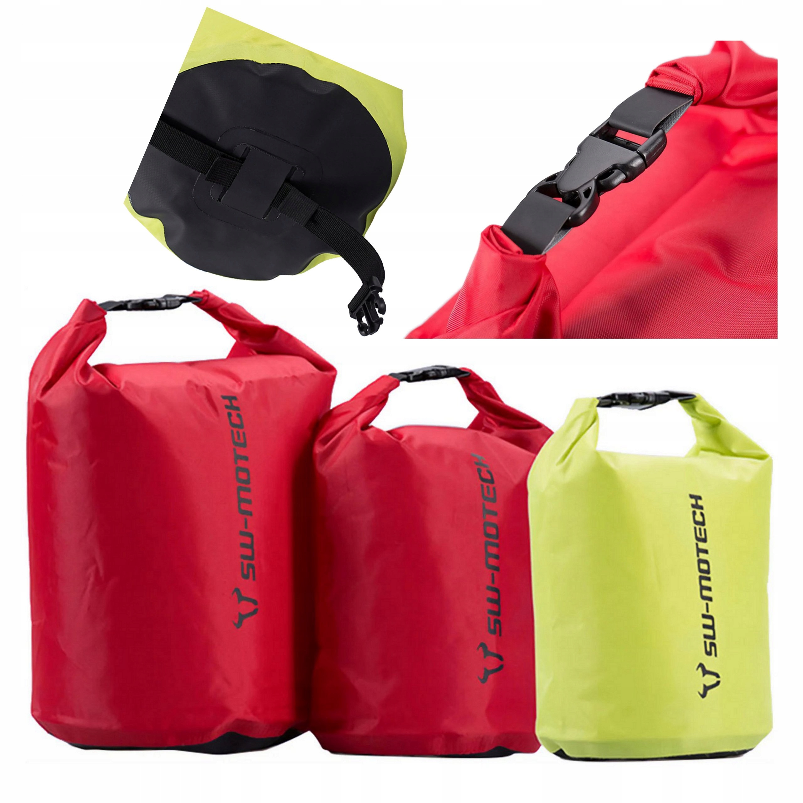 Sada 3 Batožinových Vreciek Rollbag 4L 8L 13L Vodotesné Sw-motech