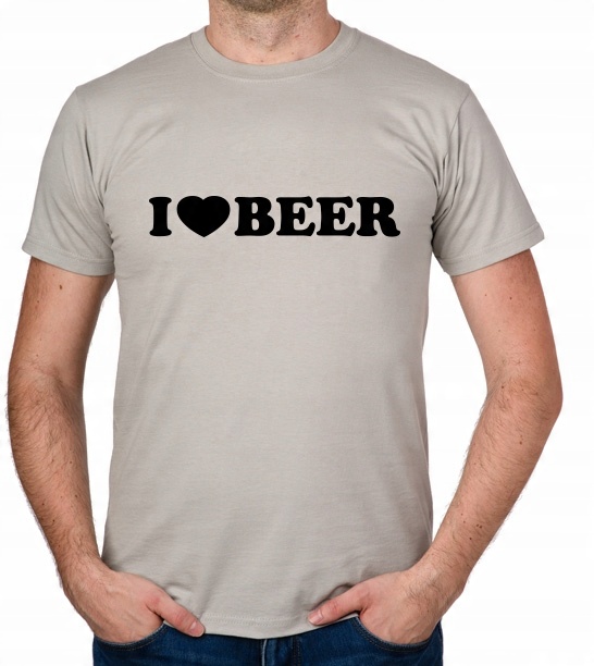 

koszulka I Love Beer prezent