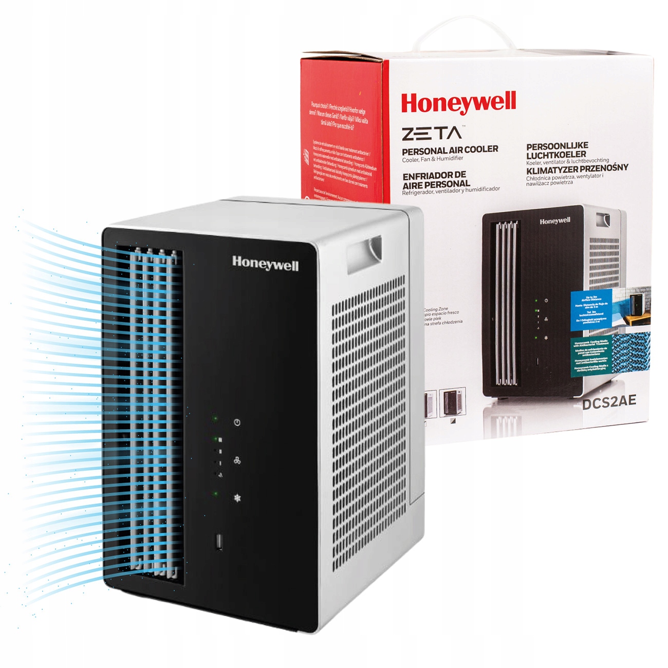 KLIMATOR EWAPORACYJNY НАСТОЛЬНЫЙ 3 в 1 HONEYWELL ZETA