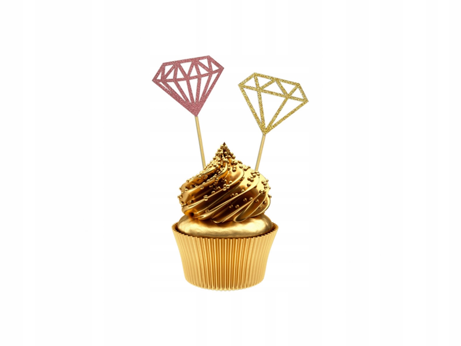 

Pikery na muffiny Diamenty 6szt Wieczór Panieński