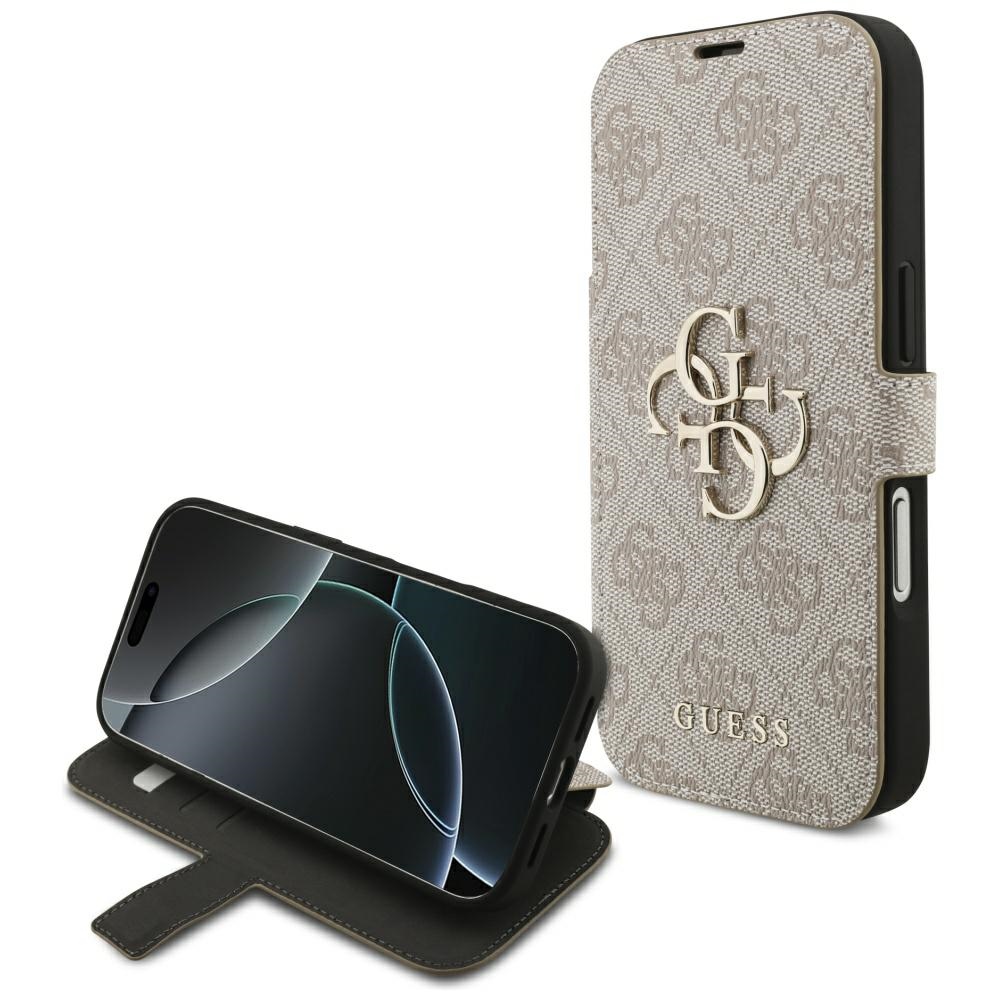 Guess Book 4G etui Książkowe obudowa pokrowiec do iPhone 18 Pro 17 Pro