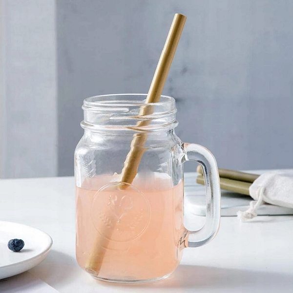 Słomki Papierowe do Picia Rurki Brązowe Raw EKO 20 cm XXL Paczka 250 szt. Długość 20 cm