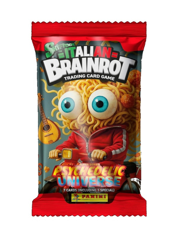 skifidol brainrot ブレインロットカード　4BOX（12パック） Skifidol Italian Brainrot Panini - saszetka 7 kart