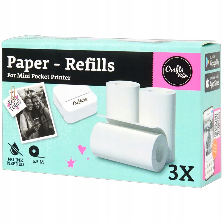 Wkłady do drukarki kieszonkowej Crafts & Co