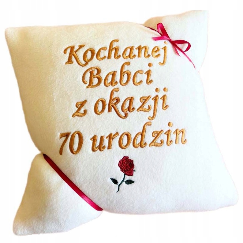 Dárek k 70. Narozeninám pro muže, ženu, matku, otce, babičku, tetu Polštář