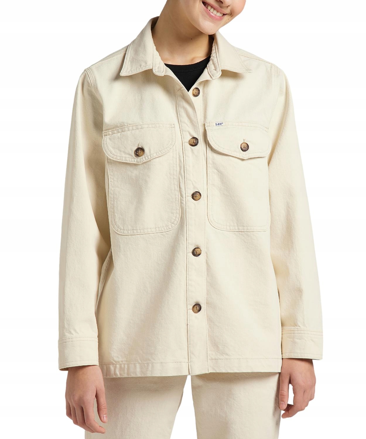 Koszula Lee Service Overshirt L54UOL49 Ecru Xs