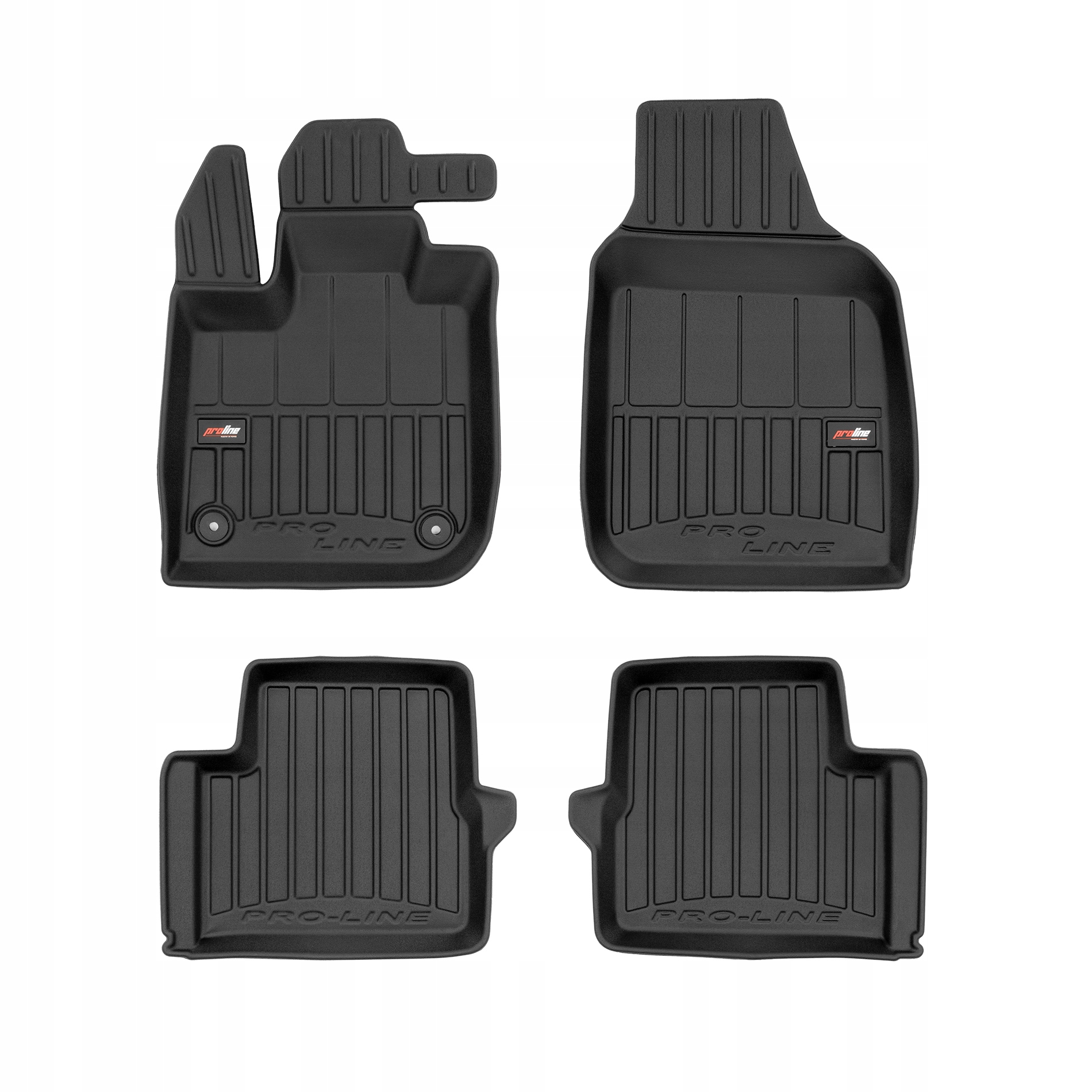 Frogum Gumové 3D koberce pro Fiat 500e II od roku 2020