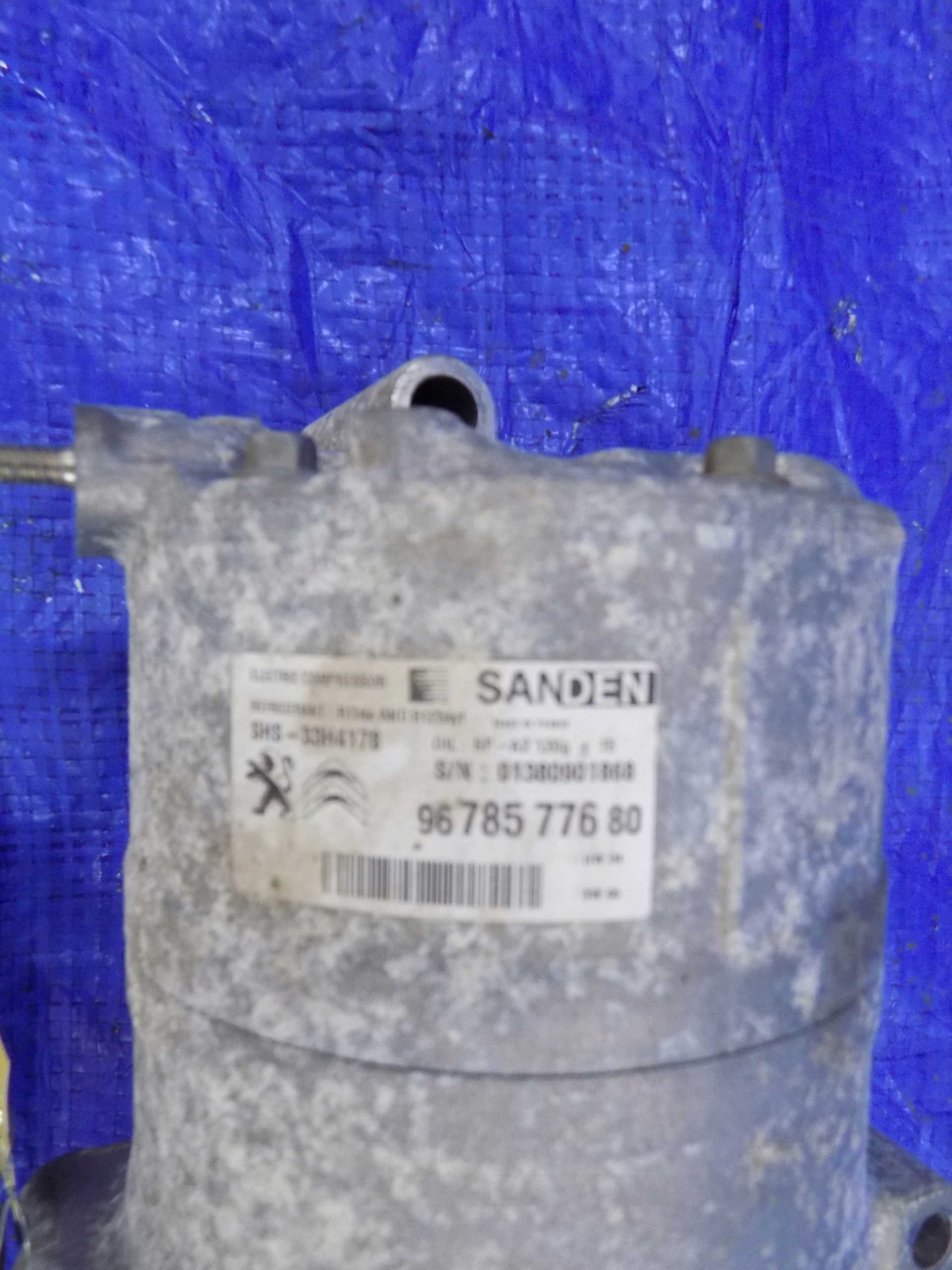 compressor of the air conditioning BERLINGO III ELEKTRYK
