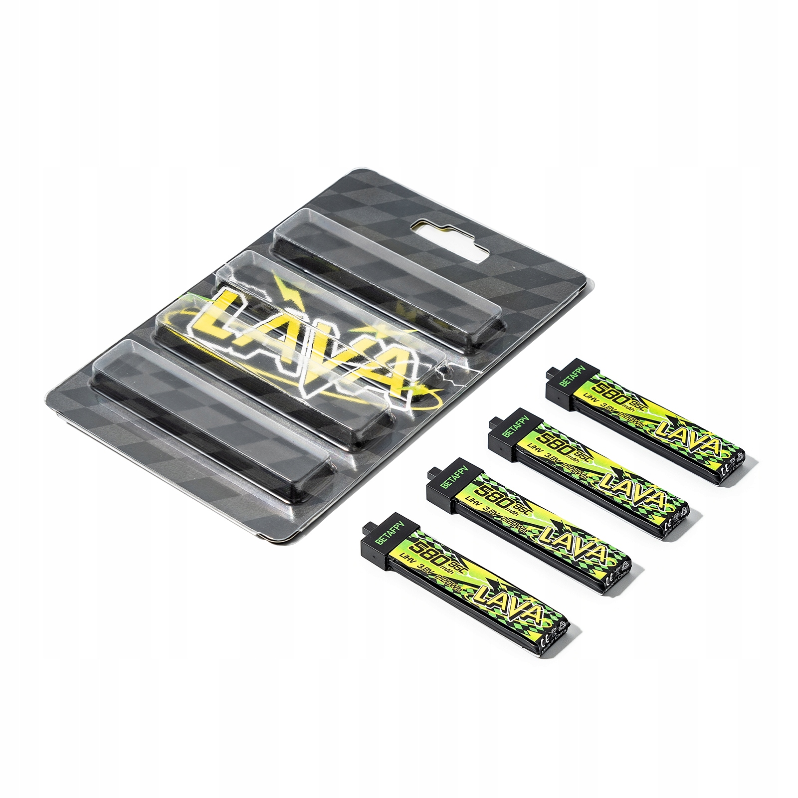 Akumulator Bateria Do Drona Betafpv Lava II 1S Battery 580mAh 95C (4szt)