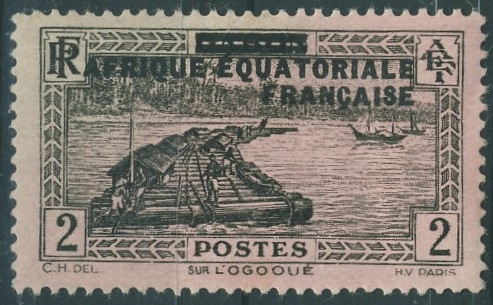 Kolonie fr. Afrique Equateriale / Gabon - 2 cent.