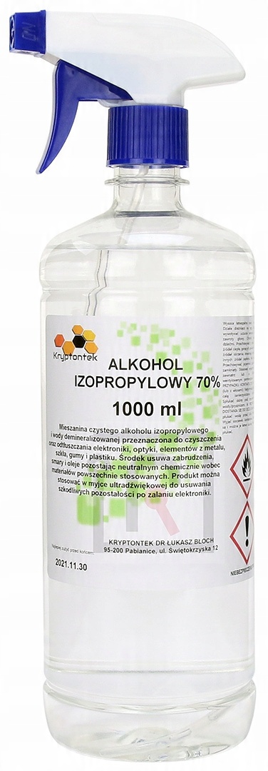

Alkohol Izopropylowy 70% Mycia Powierzchni 1L S