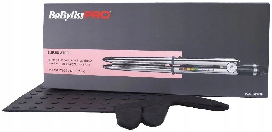 BaByliss Pro BAB3100EPE Elipsis Prostownica +mata +rękawiczka