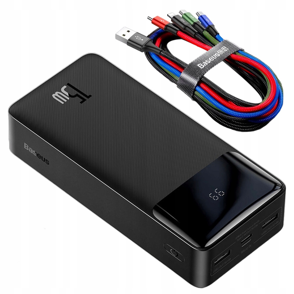

Powerbank 30000mAh +kabel Do Każdego Telefonu 1,2m