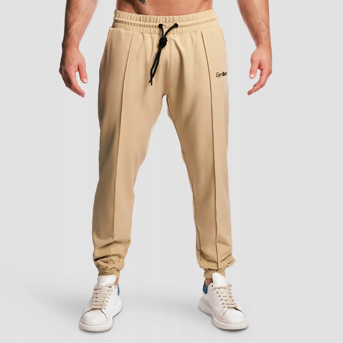GymBeam Spodnie Arc Beige M