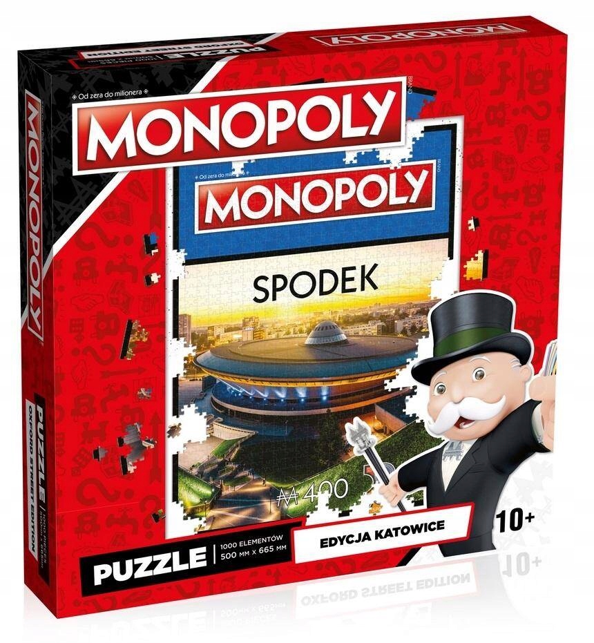 Puzzle Monopoly Katovice Spodek 1000 dielikov, značka SCHMIDT.