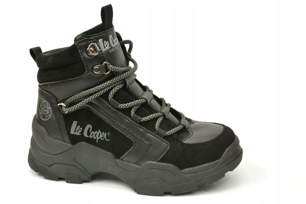 Lee Cooper 1441 zimní Traperky vysoké Zateplené černé, velikost 36