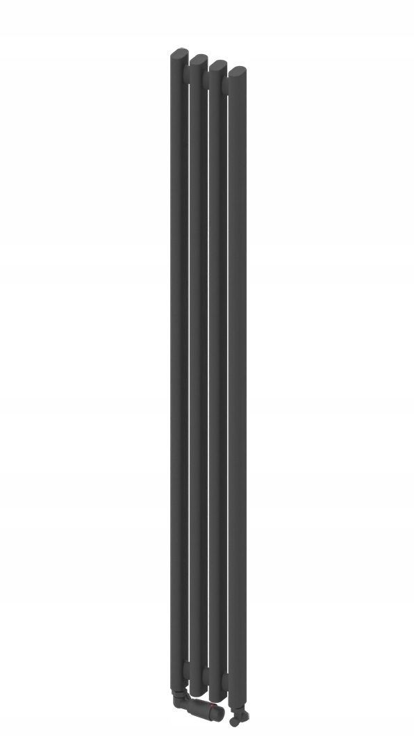 Vertikálny Radiátor Fermo H1200 L180 Čierny