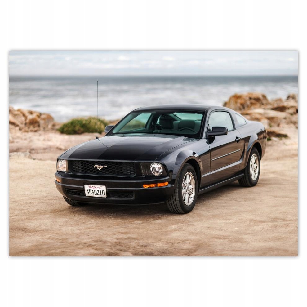 

Plakaty 70x50 Czarny Ford Mustang