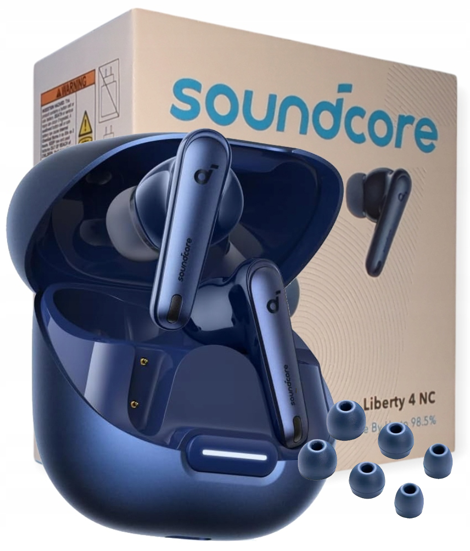 Voděodolná sluchátka In-ear Sluchátka Anker Soundcore Liberty 4 Nc s krytím IPX4 Pouzdro