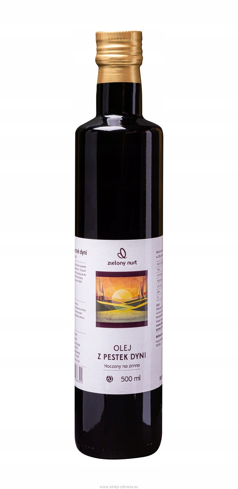 

Olej z pestek dyni 500ml Zielony Nurt
