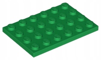 

Lego 3032 Zielona 4x6 płytka plate Nowy 1szt