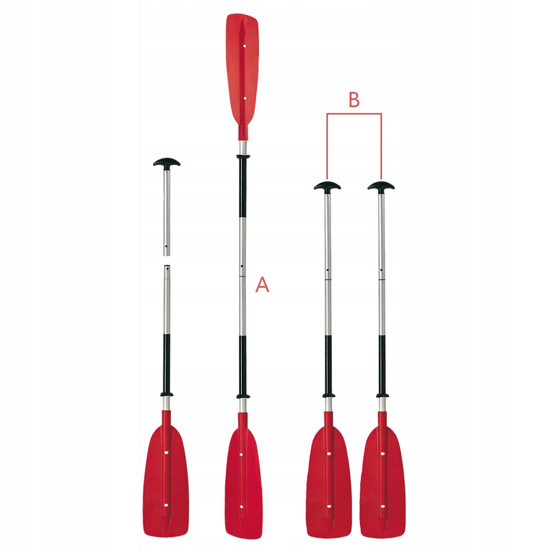 WIOSŁO ZESTAW PAGAJ KAJAK KANU SKŁADANE SCOPREGA