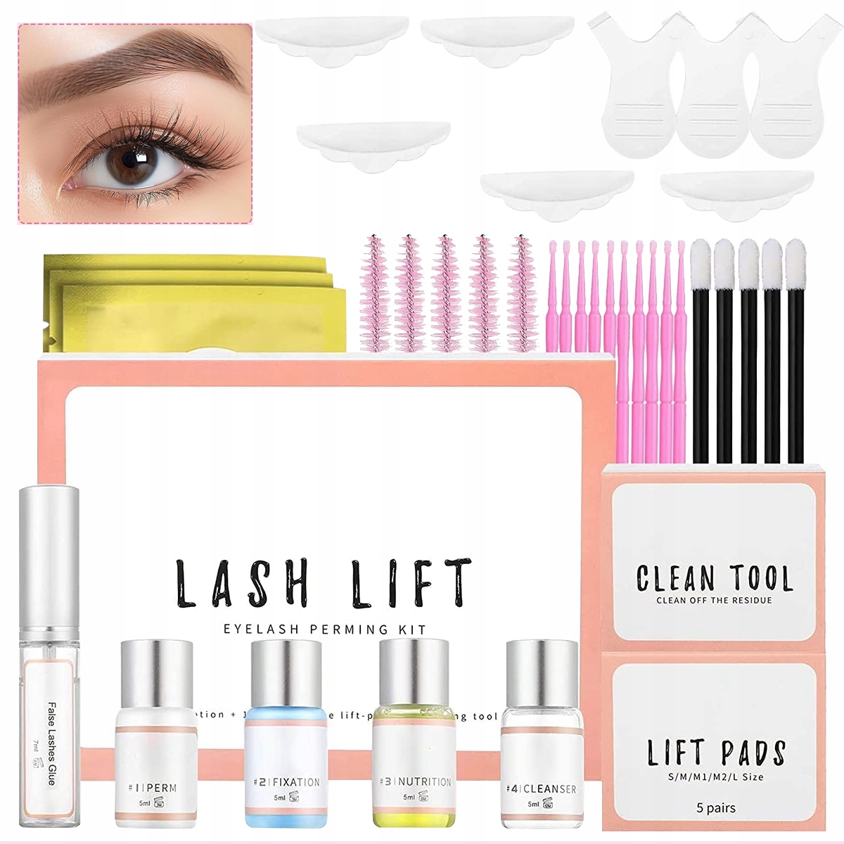 Sada Pro Lifting A Trvalou Laminaci Obočí A Řas Iconsign Lash Lift
