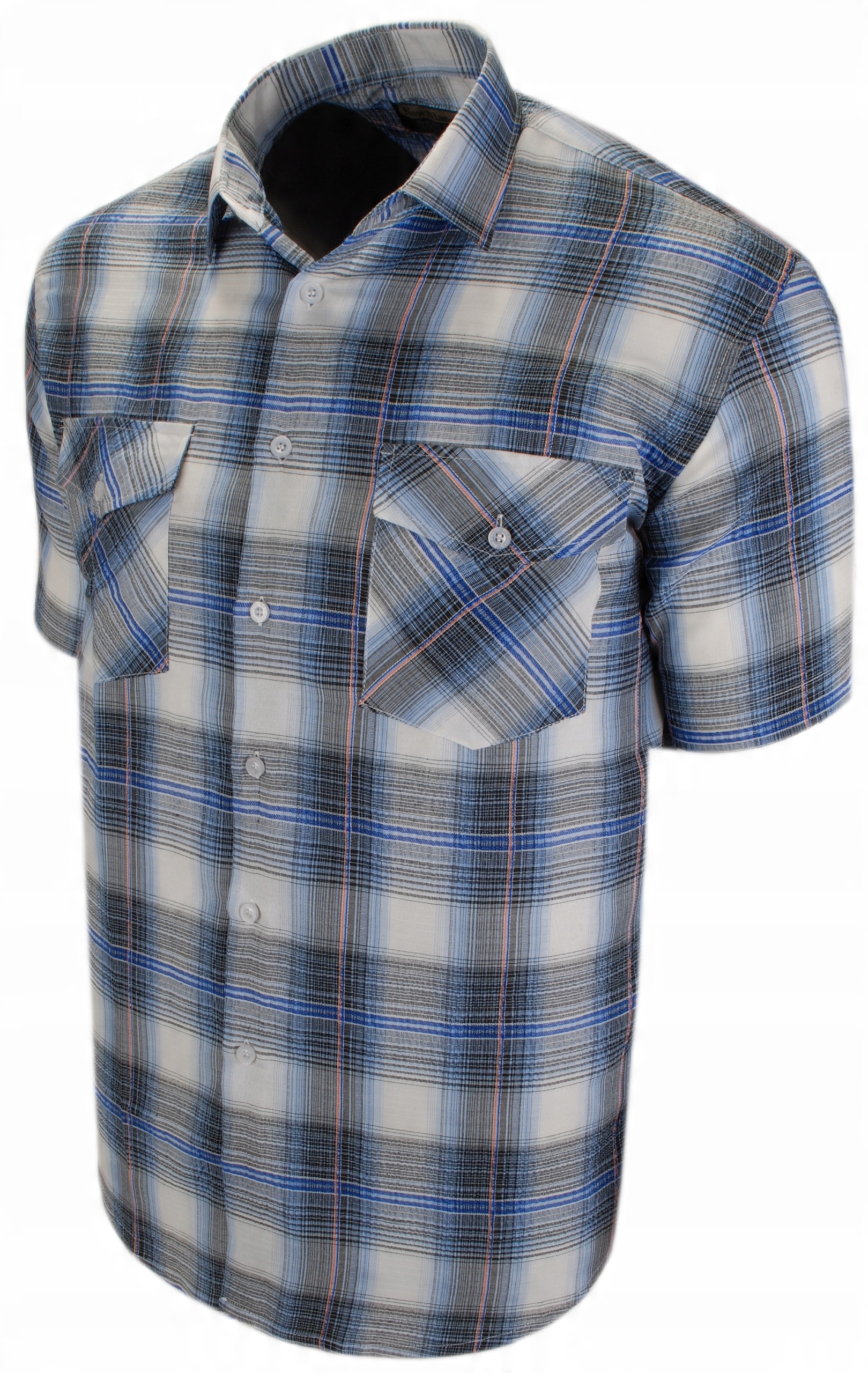 

8XL-KOSZULA Męska Dwie Kieszenie Kora XC-08/4