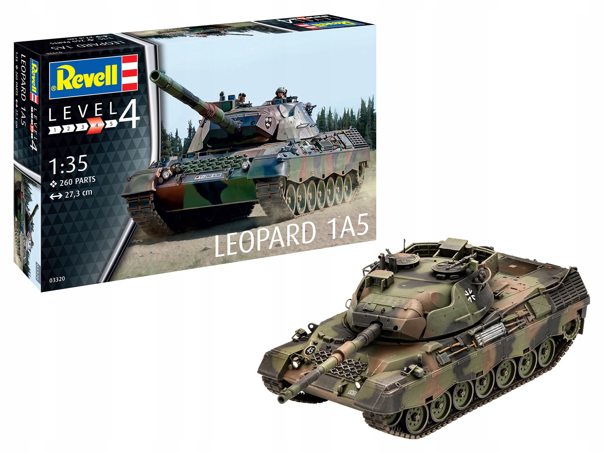 Model Ke Slepení Revell Leopard 1A5 1:35