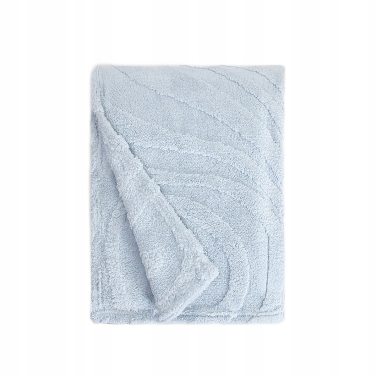 Deka Raul nadýchaná se strukturovaným vzorem modrá 150 x 200 cm Homla