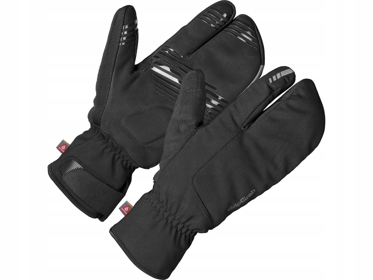 Cyklistické rukavice GripGrab Nordic 2 Windproof Deep Winter Lobster vel. M