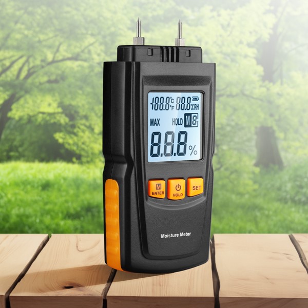 WILGOTNOŚCIOMIERZ DREWNA HIGROMETR MIERNIK WILGOTNOŚCI DRZEWA BETONU CEGŁY Marka Benetech