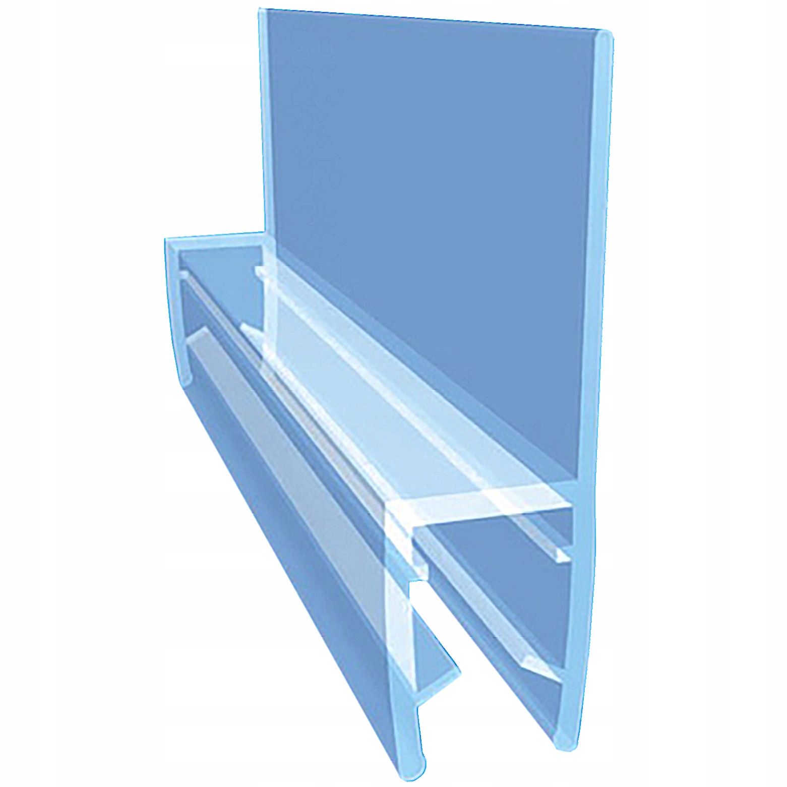 1M USZCZELKA SILIKONOWA DO PARAWANU KABINY NATRYSKOWEJ PRYSZNICOWEJ 4 5 6MM