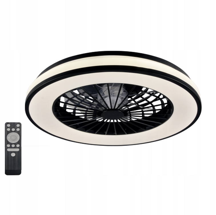 LAMPA PLAFON LED Z WENTYLATOREM I Z PILOTEM KENYA POLUX GOLDLUX 325808 Kod producenta 325808