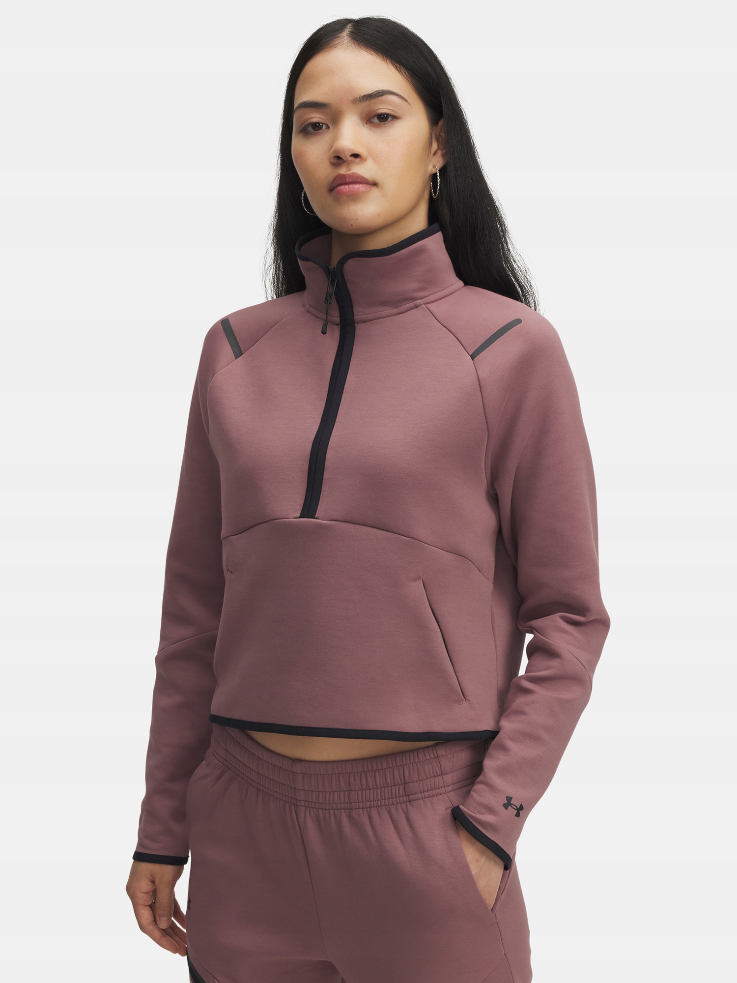 Dámská mikina Under Armour Unstoppable Flc Hz-brn vel. M