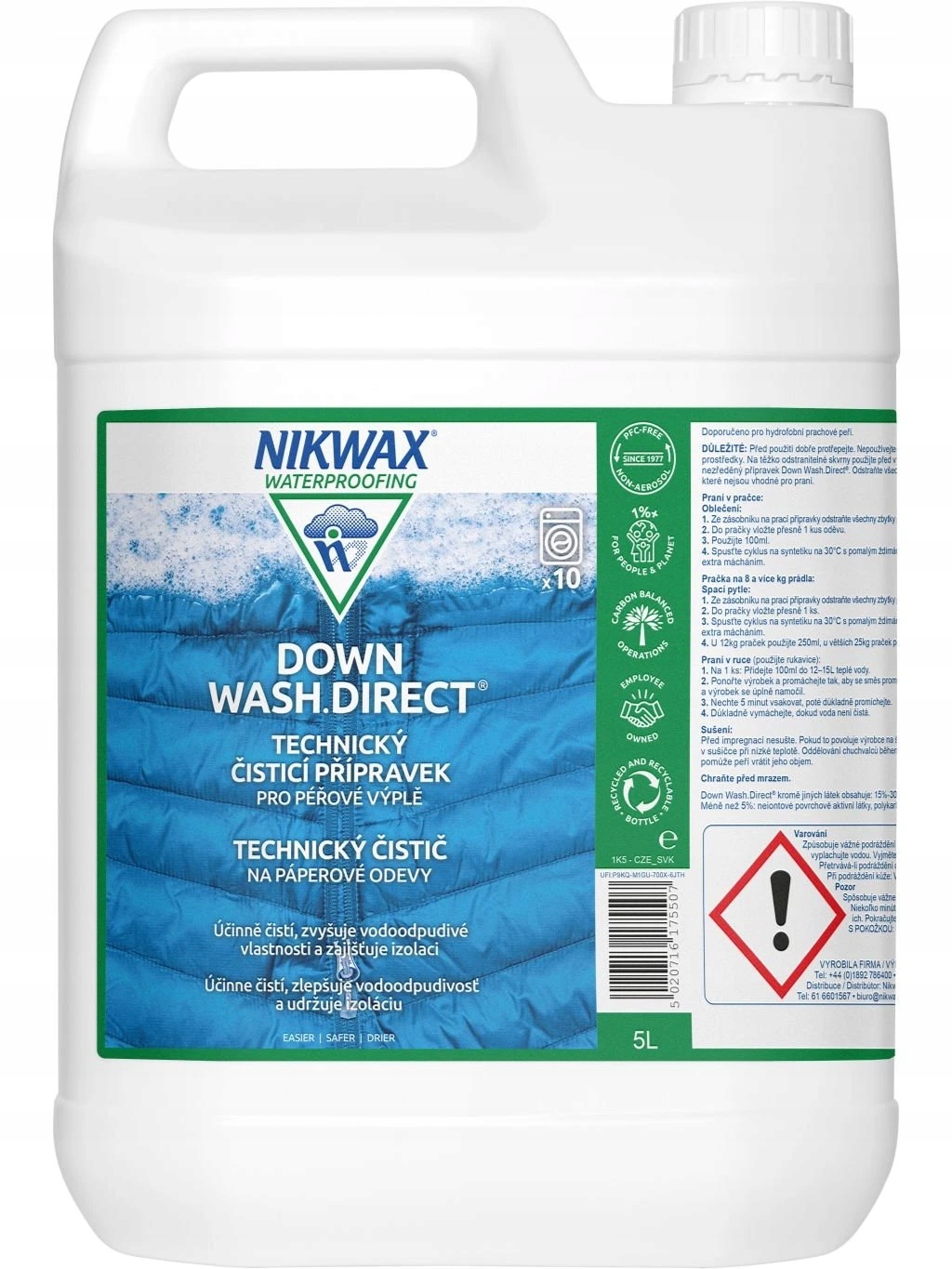 Nikwax Down Wash Direct 5 litrů