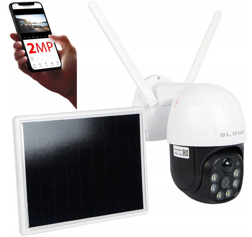 

Kamera 4G Lte Ip Zewnętrzna Obrotowa Panel Solarny
